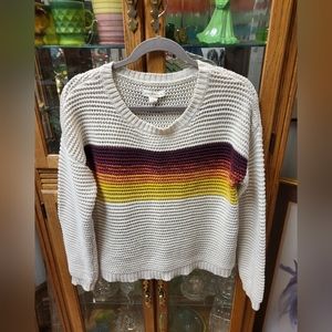 Aeropostale Open Weave Sweater, Size M.  70's throwback style.